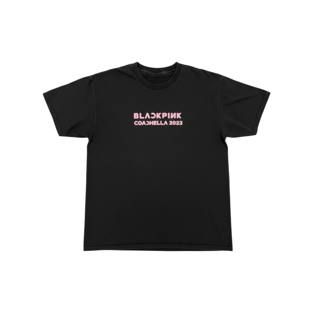 Blackpink Coachella 2023 T-Shirt Mens Black Excellent Graphic Music Festival Tee